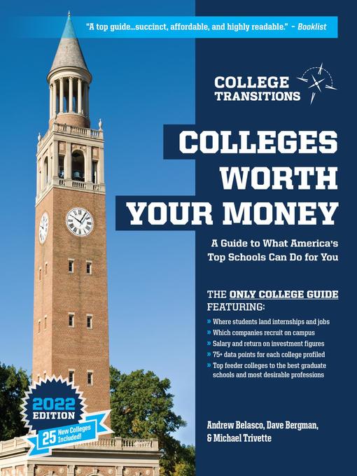 Title details for Colleges Worth Your Money by Andrew Belasco - Available